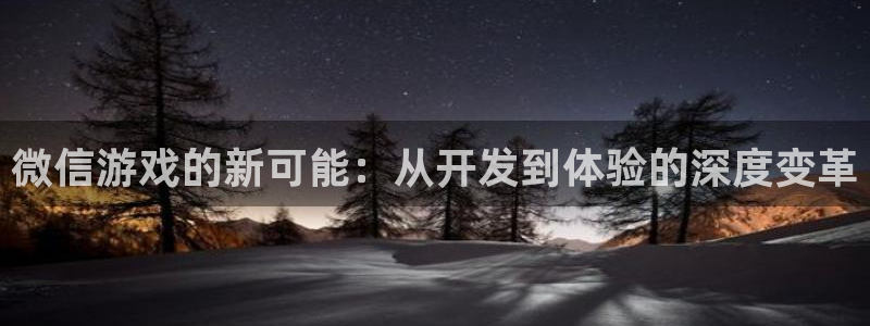沐鸣2代理注册：微信游戏的新可能：从开发到体验的深度变革