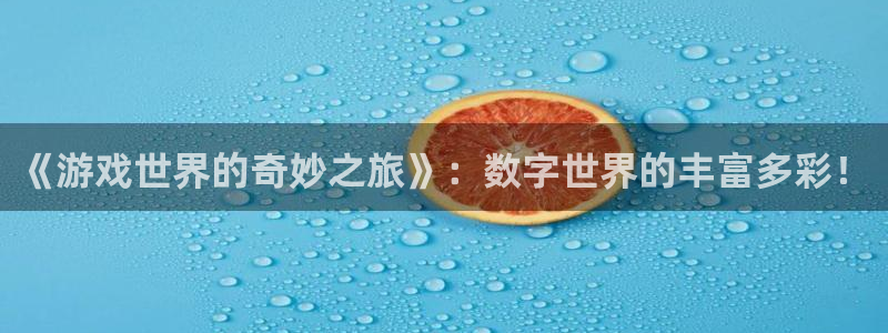 沐鸣2平台线路：《游戏世界的奇妙之旅》：数字世界的丰富多彩！
